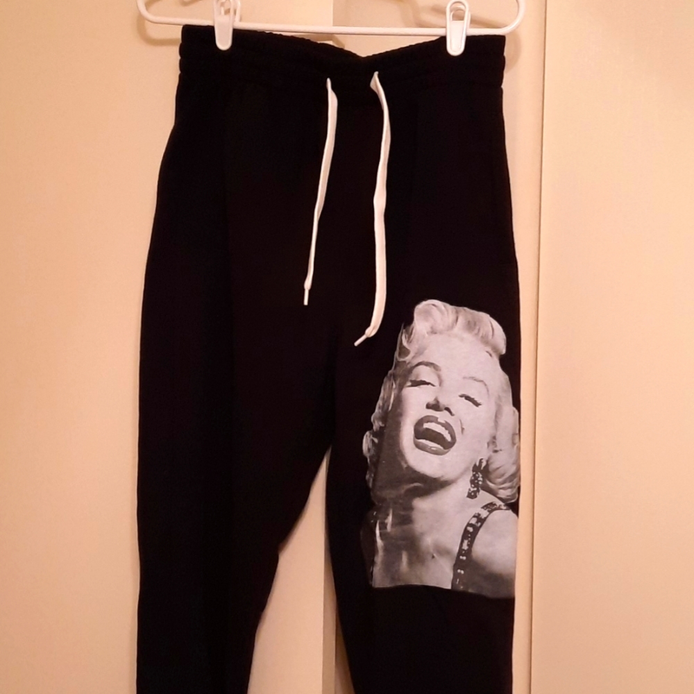Marilyn Monroe black Sweatpants M